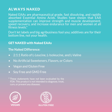 Strawberry Lemonade Essential Amino Acids Supplement | Naked EAAs - 26 Servings